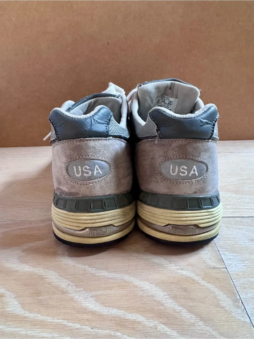New Balance suede mesh